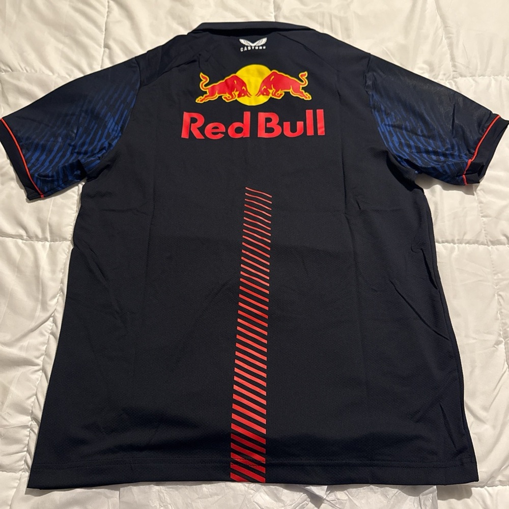 Oracle Red Bull Racing Men's Black Polo Shirt - Picture 4 of 8